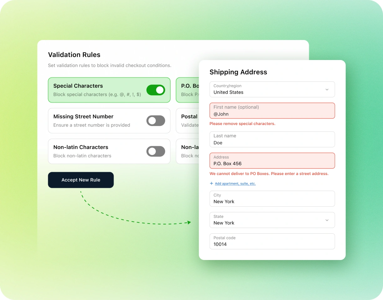 Keep Every Checkout Clean With Popular Validation Rules